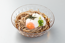 冷やしとろ玉そば