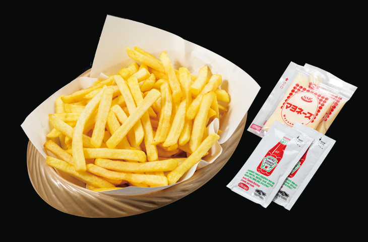 山盛りフライドポテト